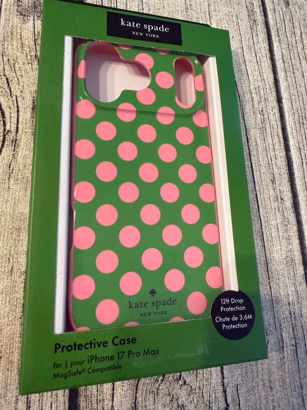 NWT! ♠️ kate spade wavy protective phone case for iPhone 17 Pro Max - MagSafe - Picture 6 of 16